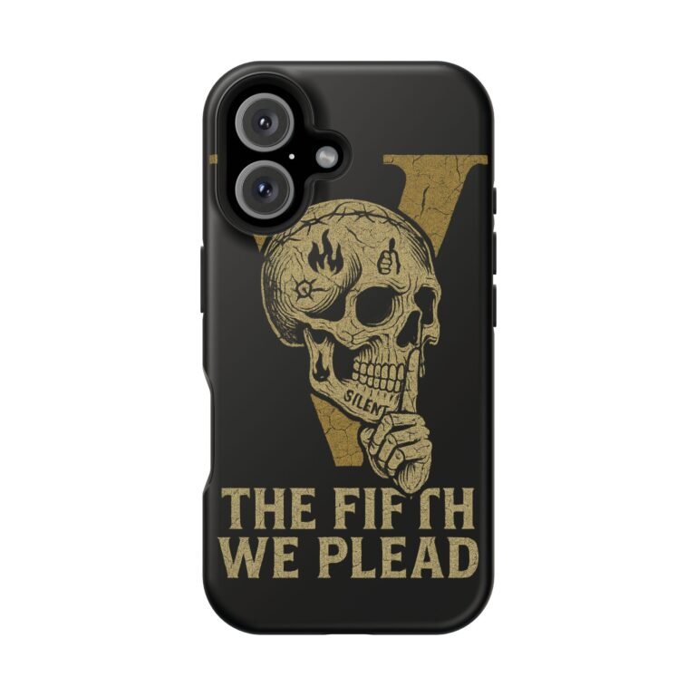 Skull Design Impact-Resistant Phone Case - The Fifth We Plead - Image 161