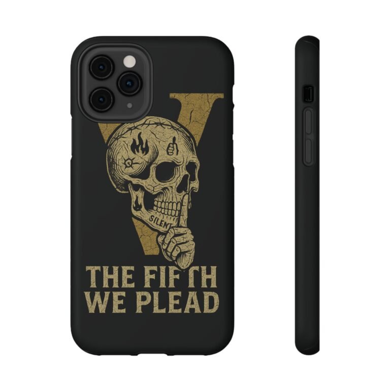 Skull Design Impact-Resistant Phone Case - The Fifth We Plead - Image 43