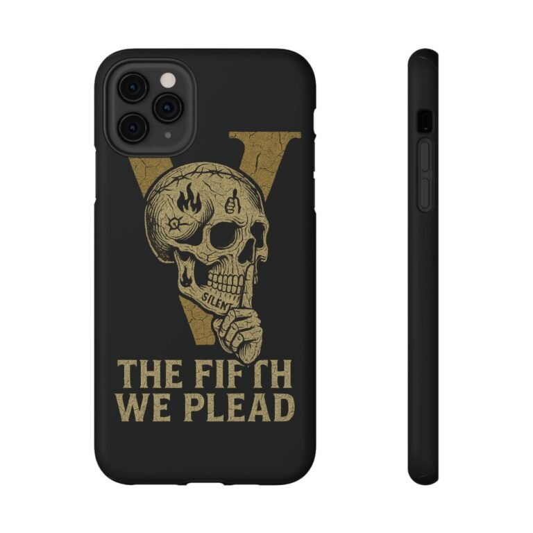 Skull Design Impact-Resistant Phone Case - The Fifth We Plead - Image 47