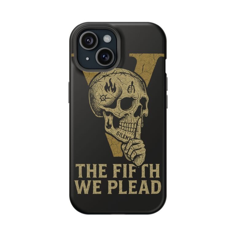 Skull Design Impact-Resistant Phone Case - The Fifth We Plead - Image 5