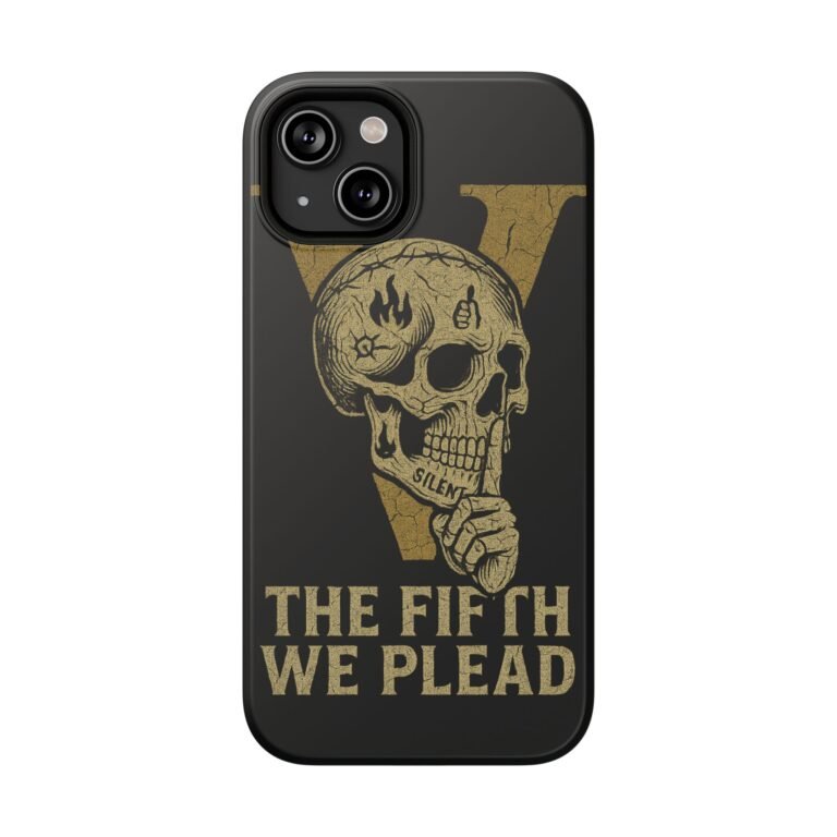 Skull Design Impact-Resistant Phone Case - The Fifth We Plead - Image 113