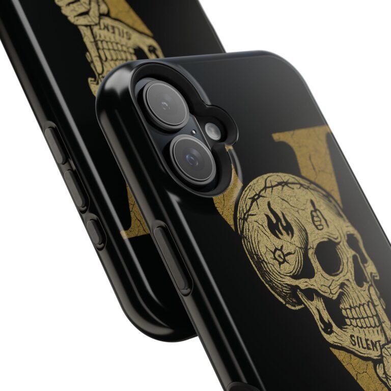 Skull Design Impact-Resistant Phone Case - The Fifth We Plead - Image 166