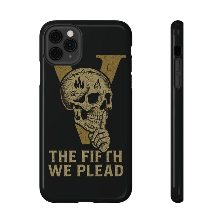 Skull Design Impact-Resistant Phone Case - The Fifth We Plead - Image 45
