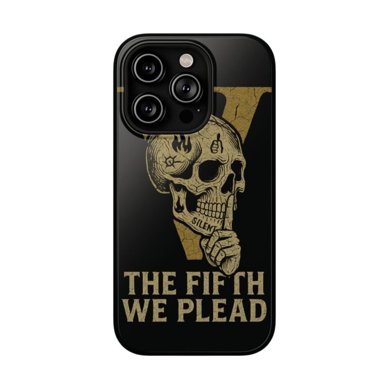 Skull Design Impact-Resistant Phone Case - The Fifth We Plead - Image 117