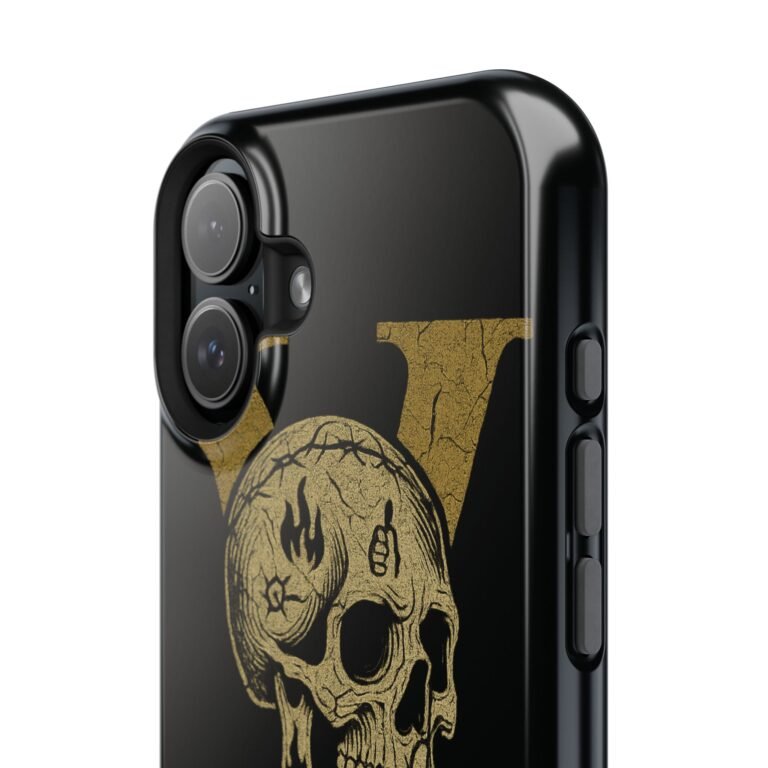 Skull Design Impact-Resistant Phone Case - The Fifth We Plead - Image 168