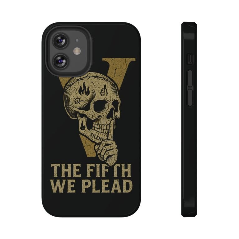 Skull Design Impact-Resistant Phone Case - The Fifth We Plead - Image 53