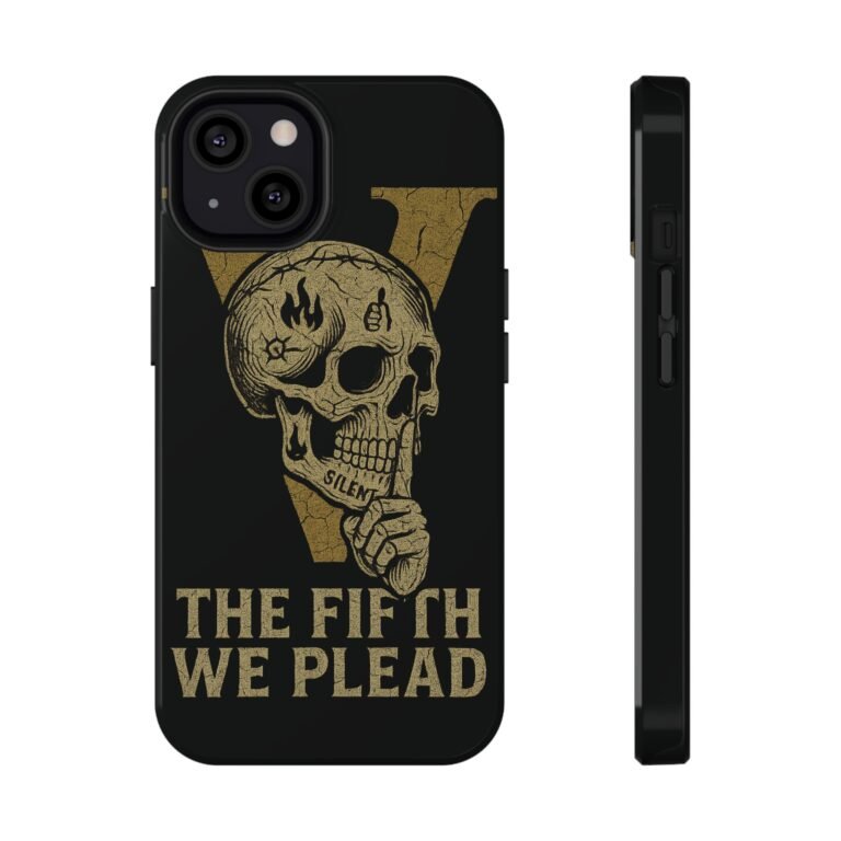 Skull Design Impact-Resistant Phone Case - The Fifth We Plead - Image 9