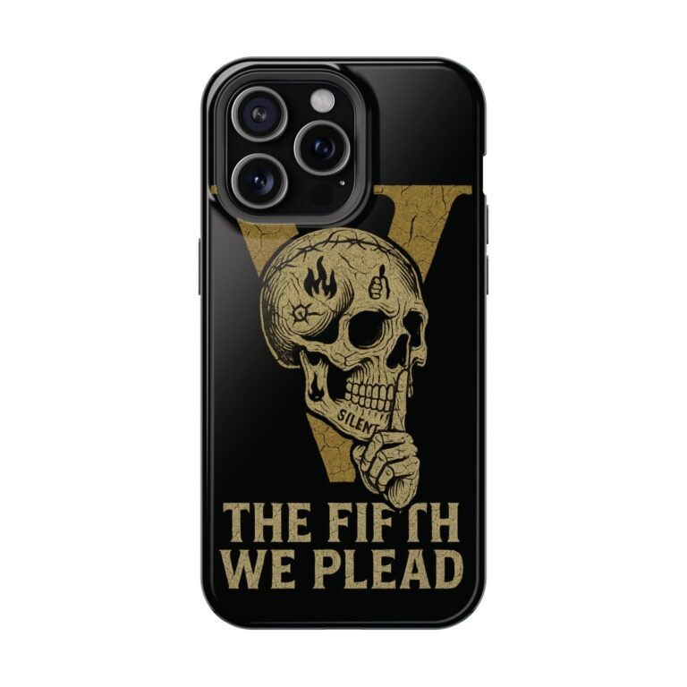 Skull Design Impact-Resistant Phone Case - The Fifth We Plead - Image 101