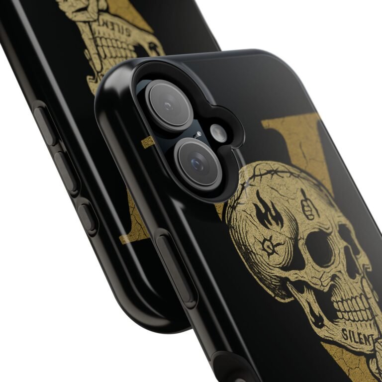 Skull Design Impact-Resistant Phone Case - The Fifth We Plead - Image 158