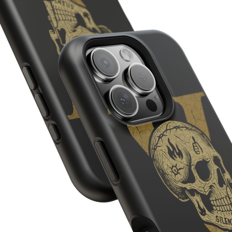 Skull Design Impact-Resistant Phone Case - The Fifth We Plead - Image 146