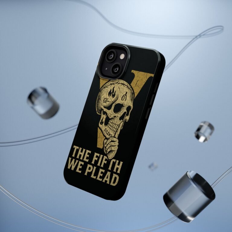Skull Design Impact-Resistant Phone Case - The Fifth We Plead - Image 11
