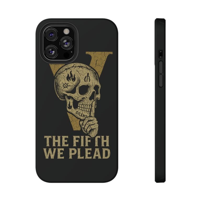 Skull Design Impact-Resistant Phone Case - The Fifth We Plead - Image 63