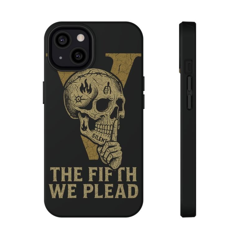 Skull Design Impact-Resistant Phone Case - The Fifth We Plead - Image 12