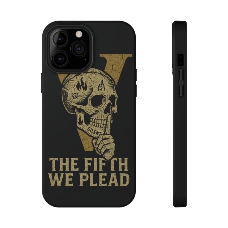 Skull Design Impact-Resistant Phone Case - The Fifth We Plead - Image 30