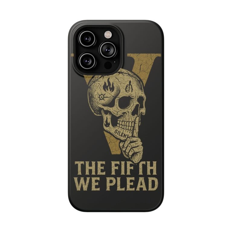 Skull Design Impact-Resistant Phone Case - The Fifth We Plead - Image 137