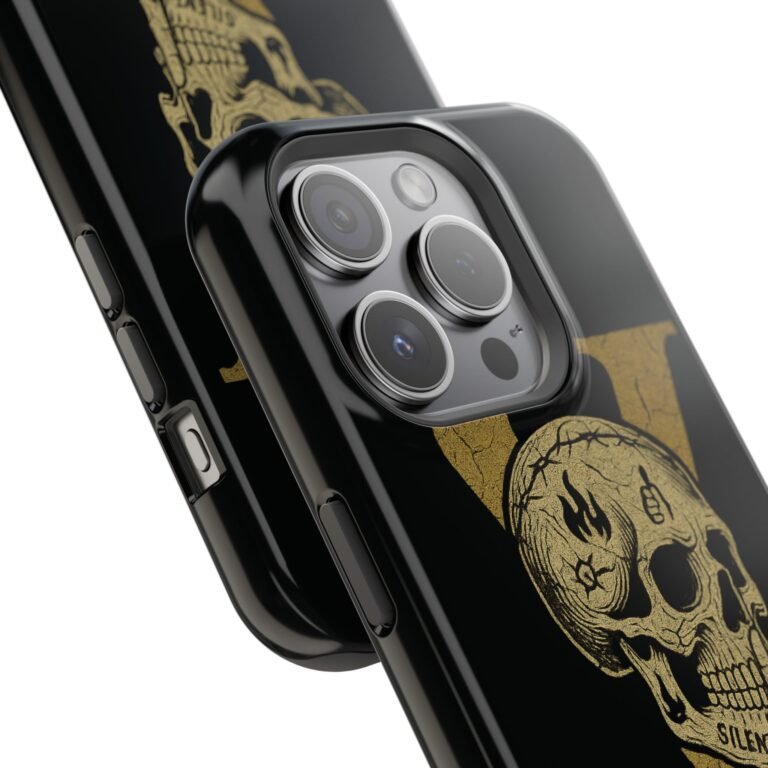 Skull Design Impact-Resistant Phone Case - The Fifth We Plead - Image 86