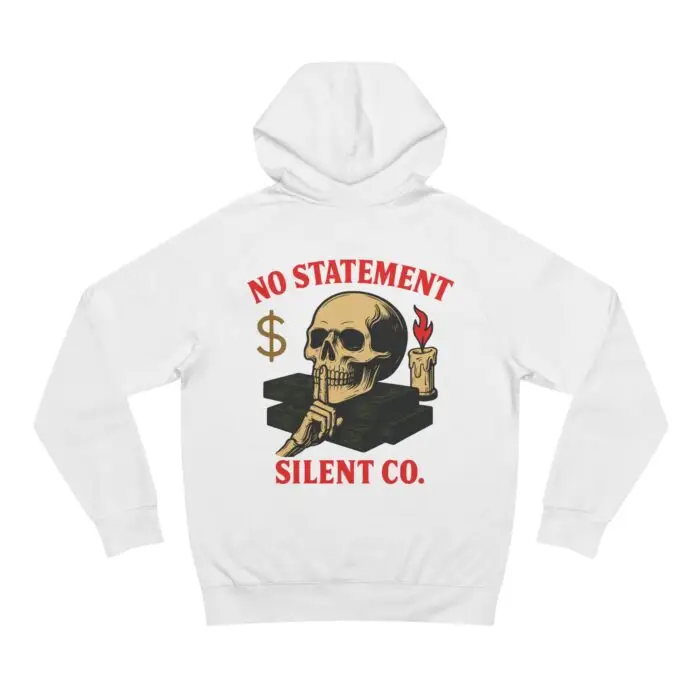 "No Statement" Midweight Hoodie – Silent Co. - Image 4