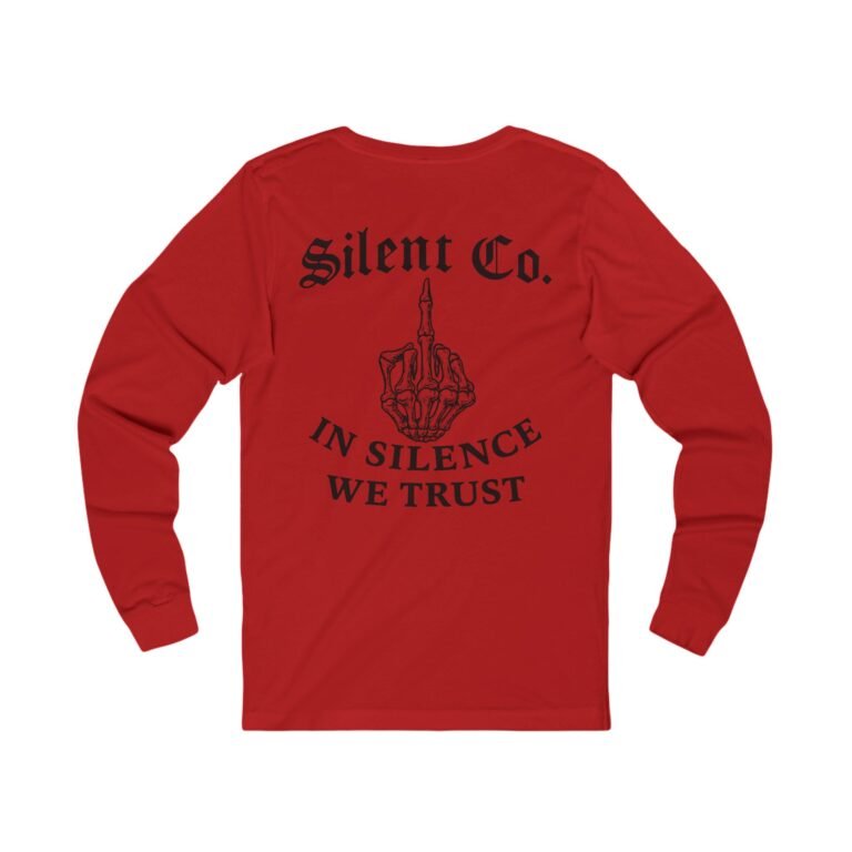 "In Silence We Trust" Long Sleeve - Image 8