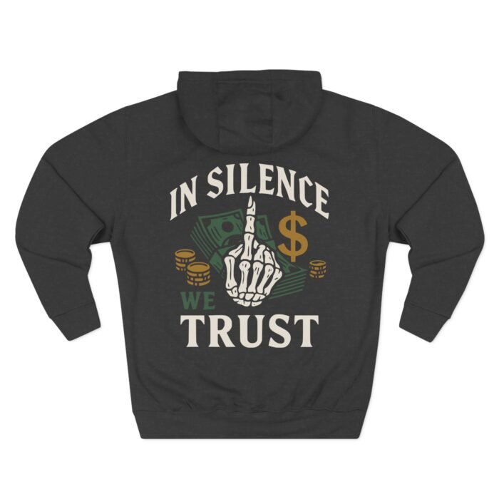 "IN SILENCE WE TRUST" Hoodie (women) - Image 4