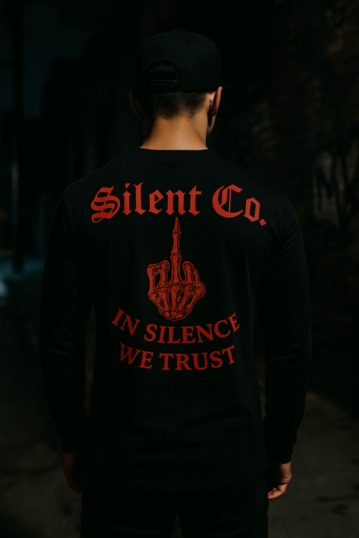 "In Silence We Trust" Long Sleeve